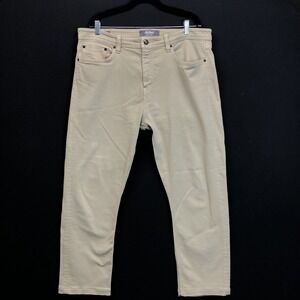 Revtown Decade Denim Sharp Pants Mens 38x34 (38x30) Casual Khaki Stretch Jeans